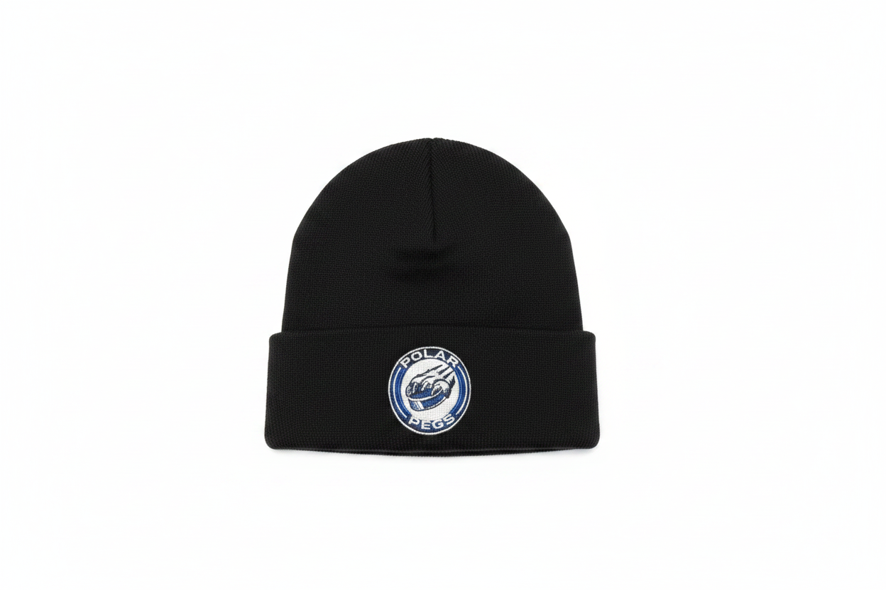 Polar Pegs Embroidered Beanie